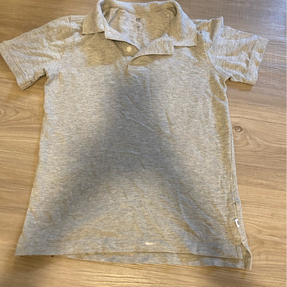 GAP Light Gray Kids Polo Shirt